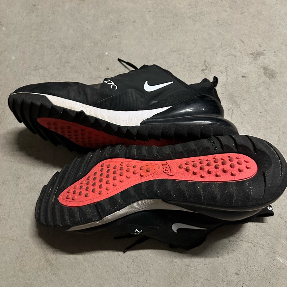 Nike air Black and White golf shoes